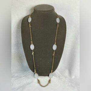 Vintage gold chain, layered necklace